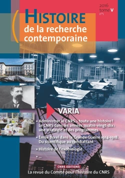 Bertrand.pt - Histoire De La Recherche Contemporaine Tome V-1