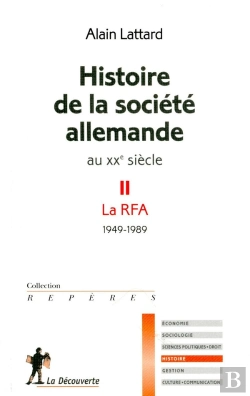 Bertrand.pt - Histoire De La Société Allemande Au Xx Siècle Tome 2 ;  La Rfa 1949-1989