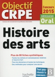 Histoire Des Arts ; Crpe En Fiches (Édition 2015)