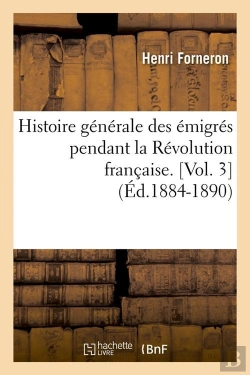 Bertrand.pt - Histoire Des Emigres Vol 3 Edition 1884 1890