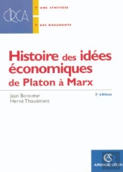 Histoire Des Idées Économiques De Platon À Marx