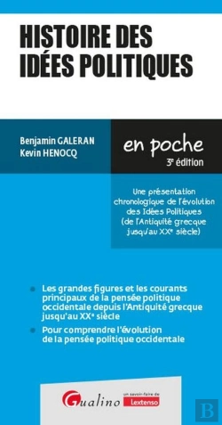 Bertrand.pt - Histoire Des Idées Politiques : Une Présentation Chronologique De L'Évolution Des Idées Politiques (De L'Antiquité Grecque Jusqu'Au Xxe Siècle) (3e Édition)