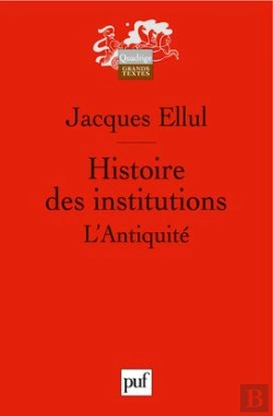 Bertrand.pt - Histoire Des Institutions. L'Antiquite (2e Edition)