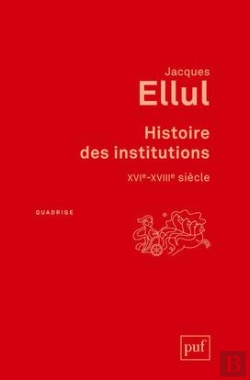 Bertrand.pt - Histoire Des Institutions ; Xvie-Xviiie Siècle (2e Édition)