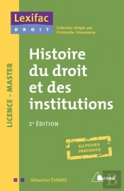 Histoire Du Droit Et Des Institutions