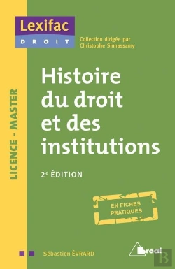 Bertrand.pt - Histoire Du Droit Et Des Institutions