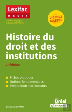 Bertrand.pt - Histoire Du Droit Et Des Institutions