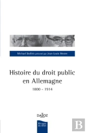 Histoire Du Droit Public En Allemagne, 1800-1914