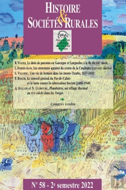 Bertrand.pt - Histoire & Sociétés Rurales, N° 58/2022-2