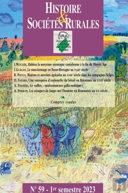 Bertrand.pt - Histoire & Sociétés Rurales, N° 59/2023-1