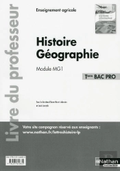 Histoire Et Géographie - Module Mg 1 - Term Bac Pro Agricole - Professeur 2017
