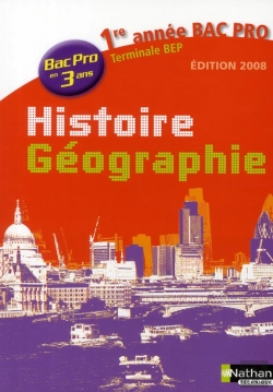 Bertrand.pt - Histoire-Géographie ; 1ère Année Bac Pro 3 Ans ; Livre De L'Élève (Édition 2008)