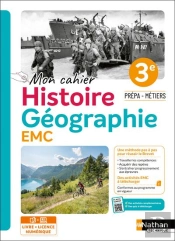 Histoire Géographie 3e Prépa-Métiers - 2024 - Cahier - Élève - + Imanuel