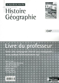Bertrand.pt - Histoire-Geographie Cap (Le Monde En Marche) Livredu Professeur 2010