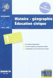 Histoire/Geographie/Education Civique - Classes De Premiere Des Series Sti2d, Stl Et Std2a
