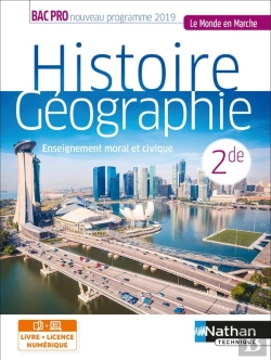 Bertrand.pt - Histoire-Géographie Éducation Morale Et Civique : 2de Bac Pro (Édition 2019)