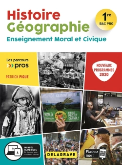 Bertrand.pt - Histoire Géographie Emc ; 1ere Bac Pro ;  Pochette Élève (Édition 2020)
