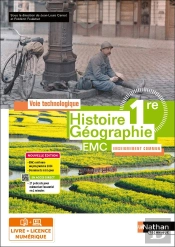 Histoire-Géographie - Emc - 1re Enseignement Commun - Voie Technologique - Éd. 2025 - Livre + Licence