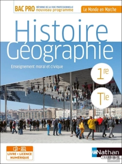 Bertrand.pt - Histoire-Geographie Emc 1re/Term Bac Pro (Le Monde En Marche) Livre + Licence Eleve - 2020