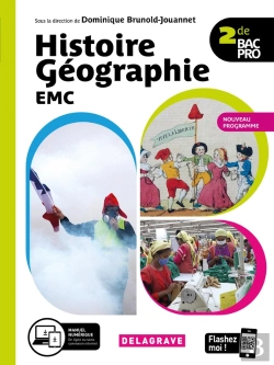 Bertrand.pt - Histoire Géographie Emc ; 2de Bac Pro ; Manuel De L'Élève (Édition 2020)