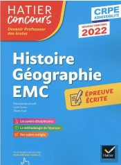 Histoire-Geographie-Emc- Crpe 2022 - Epreuve Ecrite D'Admissibilite