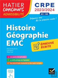 Bertrand.pt - Histoire-Geographie-Emc- Crpe 2023-2024 - Epreuve Ecrite D'Admissibilite