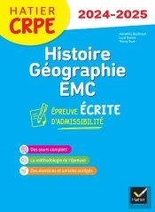 Histoire-Geographie-Emc- Crpe 2024-2025 - Epreuve Ecrite D'Admissibilite