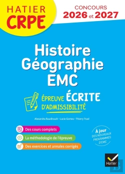 Bertrand.pt - Histoire-Géographie-Emc ; Crpe ; Épreuve Écrite D'Admissibilité (Édition 2025/2026)