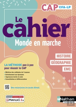 Bertrand.pt - Histoire, Géographie, Emc : Monde En Marche ; Cap ; Cahier De L'Élève (Édition 2023)