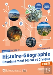 Histoire-Géographie Enseignement Moral Et Civique : 1re Bac Pro : Cahier D'Activités (Édition 2021)
