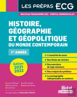 Bertrand.pt - Histoire, Géographie Et Géopolitique Du Monde Contemporain : Prépas Ecg 1re Année