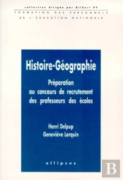 Histoire-Géographie - Préparation Au Concours De Recrutement Des Professeurs Des Écoles