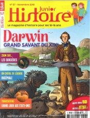 Histoire Junior N 57 Darwin Pere De L'Evolution Novembre 2016