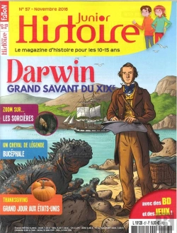 Bertrand.pt - Histoire Junior N 57 Darwin Pere De L'Evolution Novembre 2016