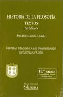 Historia De La Filosofia. Textos-Bachillerato.10ª Edicion