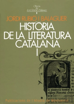 Bertrand.pt - Història De La Literatura Catalana I