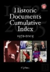 Historic Documents Cumulative Index
