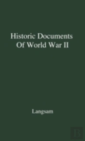 Historic Documents Of World War Ii