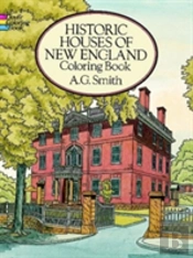 Historic Houses Of New England Coloring Book