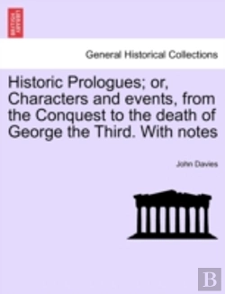 Bertrand.pt - Historic Prologues; Or, Characters And E