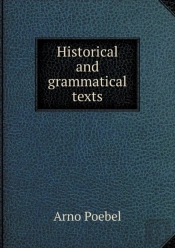Historical And Grammatical Texts