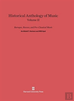 Bertrand.pt - Historical Anthology Of Music, Volume Ii: Baroque, Rococo, And Pre-Classical Music