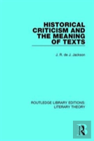 Historical Criticism And The Meaning Of Texts