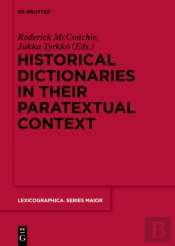 Historical Dictionaries In Their Paratextual Context