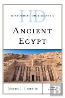 Historical Dictionary Of Ancient Egypt