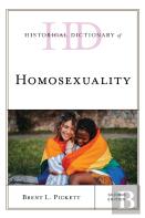 Historical Dictionary Of Homosexuality