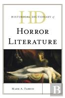 Historical Dictionary Of Horror Literature