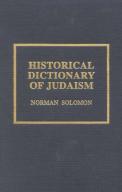 Historical Dictionary Of Judaism