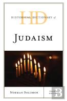 Historical Dictionary Of Judaism