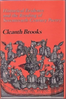 Historical Evidence And The Reading Of Seventeenth-Century Poetry